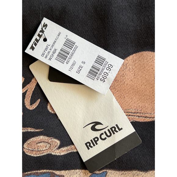 RIP CURL CREWNECK “GUILT FOR THE WAVES” OVERSIZED - Picture 2 of 7